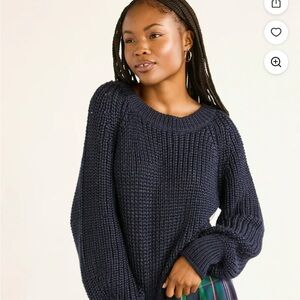 Free Assembly Navy Blue Women's Sweater